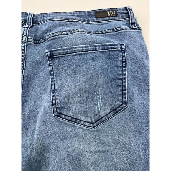 Kut from the Kloth Connie High Rise Ankle Skinny with Raw Hem Size 18 Jeans - Picture 12 of 15